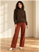 Maglione a collo alto basic in maglia