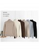 Maglione a collo alto basic in maglia