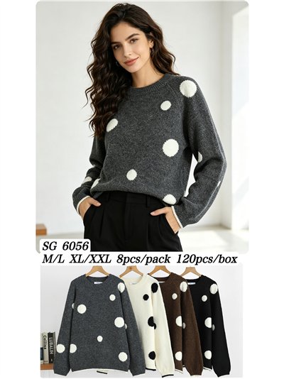 Jersey de punto lunares 2