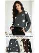 Jersey de punto lunares