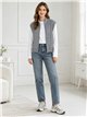 Cable knit zip vest