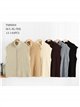 Cable knit zip vest