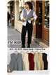 Classic cable knit button vest