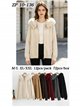 Chaqueta de punto capucha efecto pelo