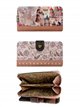 Cartera estampada Sweet Candy con cierre de cremallera