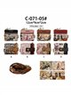 Compact Sweet Candy print snap wallet