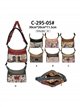 Borsa a tracolla con stampa Sweet Candy e tracolla larga