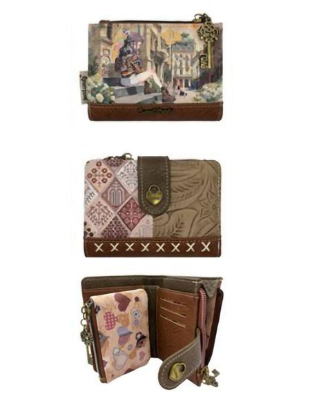 Cartera compacta estampado Sweet Candy