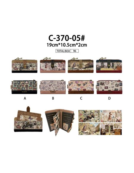 Cartera larga estampado Sweet Candy