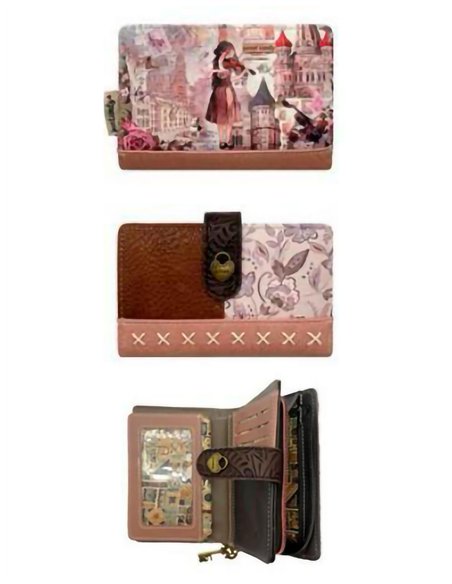 Cartera compacta estampado Sweet Candy