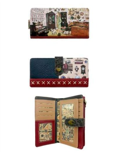 Cartera grande estampado Sweet Candy con cremallera