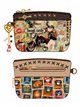 Monedero estampado Sweet Candy con cremallera y colgante