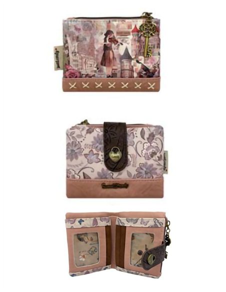 Monedero billetero compacto estampado Sweet Candy