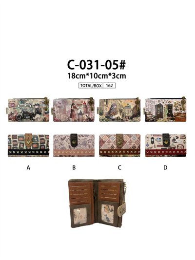 Sweet Candy print continental flap wallet 2