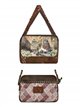 Bolso bandolera estampado Sweet Candy de doble cremallera