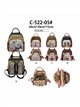 Mochila estampada Sweet Candy con bolsillo frontal