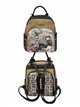 Mochila estampada Sweet Candy con bolsillo frontal