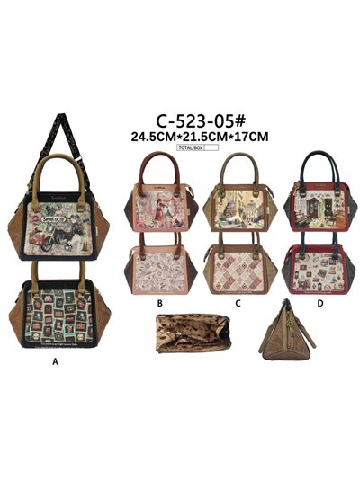 Bolso de mano estampado Sweet Candy con bandolera 2