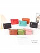Monedero rectangular con bolsillo exterior de cremallera