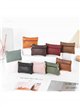Monedero plano con doble cremallera