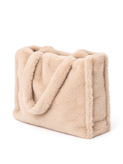 Bolso shopper de pelo suave