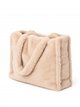 Bolso shopper de pelo suave