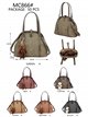 Bolso de mano estructurado con colgante osito