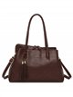 Bolso shopper amplio con borla y bandolera