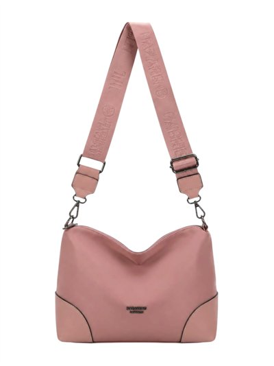 Bolso bandolera liso con correa ancha