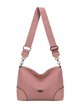 Bolso bandolera liso con correa ancha