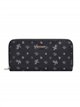 Cartera grande estampada con cremallera
