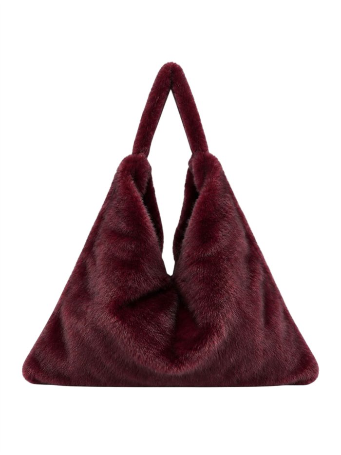 Bolsa de compras maxi de pele macia