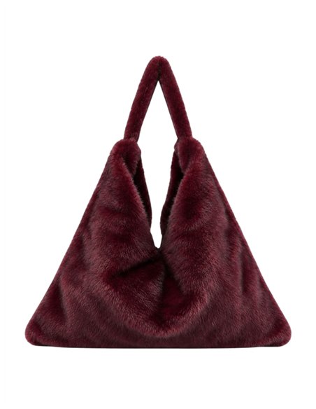 Bolsa de compras maxi de pele macia