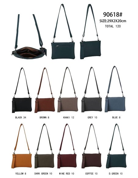 sac bandoulière plat minimaliste