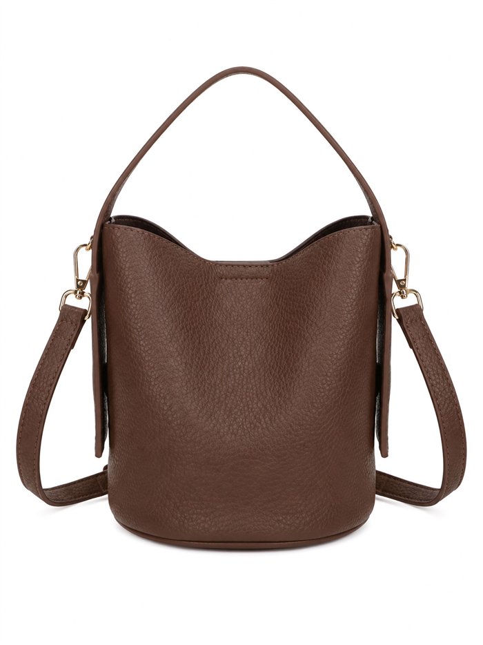 Bolso cubo con neceser interior