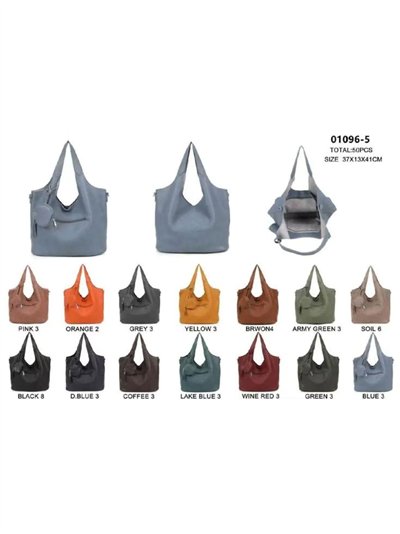 Bolso shopper con monedero colgante 2