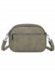 Bolso bandolera compacto con doble cremallera
