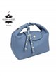 Bolso de mano de piel con tachuelas