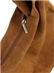 Große Hobo-Tasche aus Wildleder mit Reißverschluss