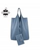 Bolso shopper de piel con monedero interior