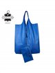 Bolso shopper de piel con monedero interior