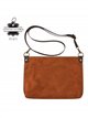 Bolso bandolera de piel serraje italiana