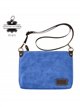 Bolso bandolera de piel serraje italiana