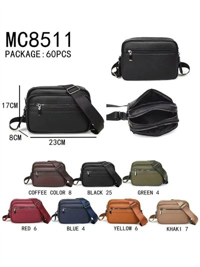 Bolso bandolera multicompartimento 2