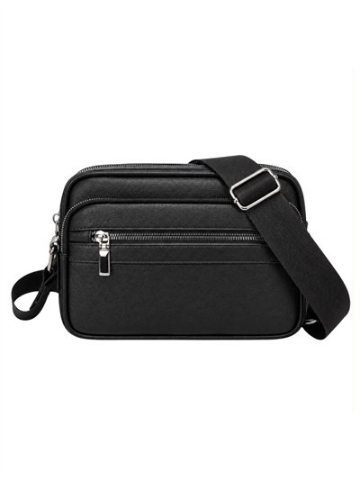 Bolso bandolera multicompartimento