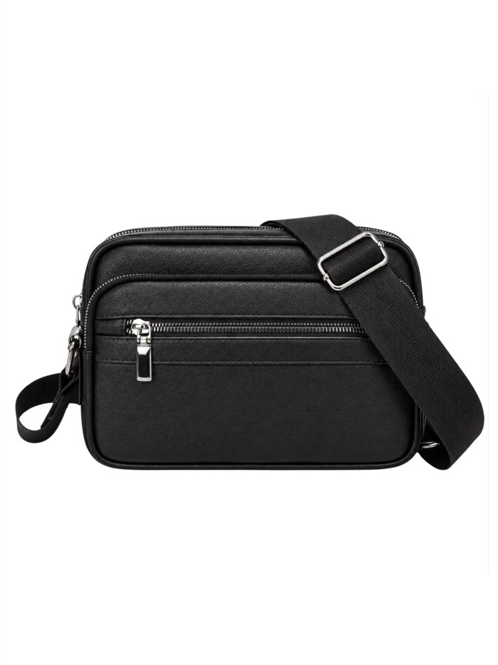 Bolso bandolera multicompartimento