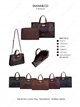 Bolso shopper estructurado con neceser