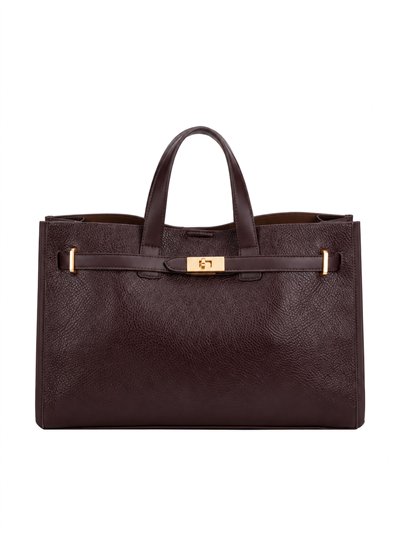 Bolso shopper estructurado con neceser