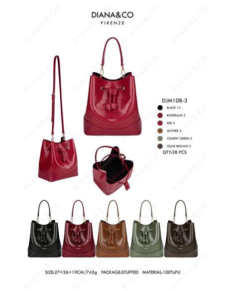 Bolso saco con cordón ajustable