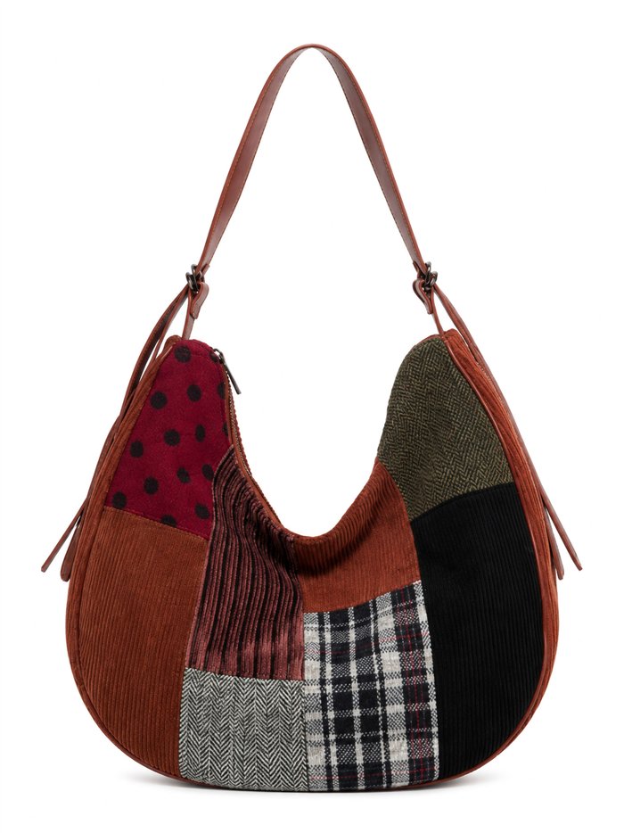 Bolso hobo patchwork multicolor